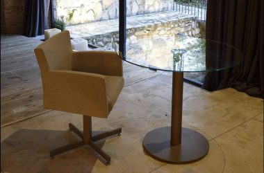 ROUND DEKTON-CERAMIC-MESA DE COMEDOR-TABLE DE SALLE A MANGER-EESTISCH-DINING TABLE