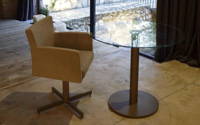 ROUND DEKTON-CERAMIC-MESA DE COMEDOR-TABLE DE SALLE A MANGER-EESTISCH-DINING TABLE
