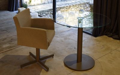 ROUND DEKTON-CERAMIC-MESA DE COMEDOR-TABLE DE SALLE A MANGER-EESTISCH-DINING TABLE