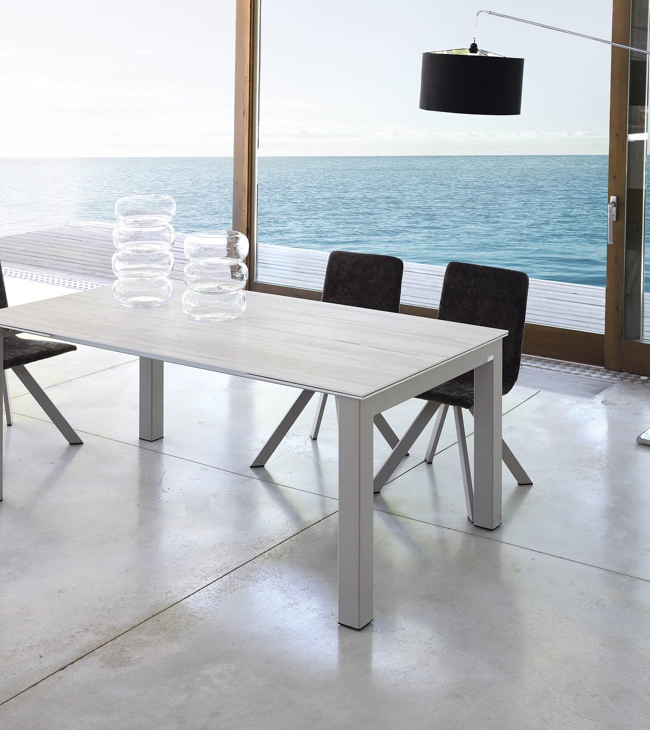 TABLE CHAMON PLUS TOP DEKTON  LEGS F03 + KISS A