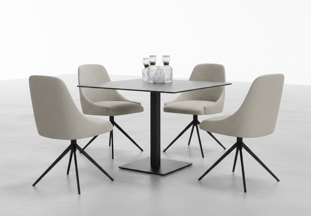 MESA DE COMEDOR SQUARE PORCELANICO