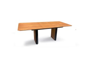 TABLE DE SALLE À MANGER TOTEM EN PLACAGE CHÊNE