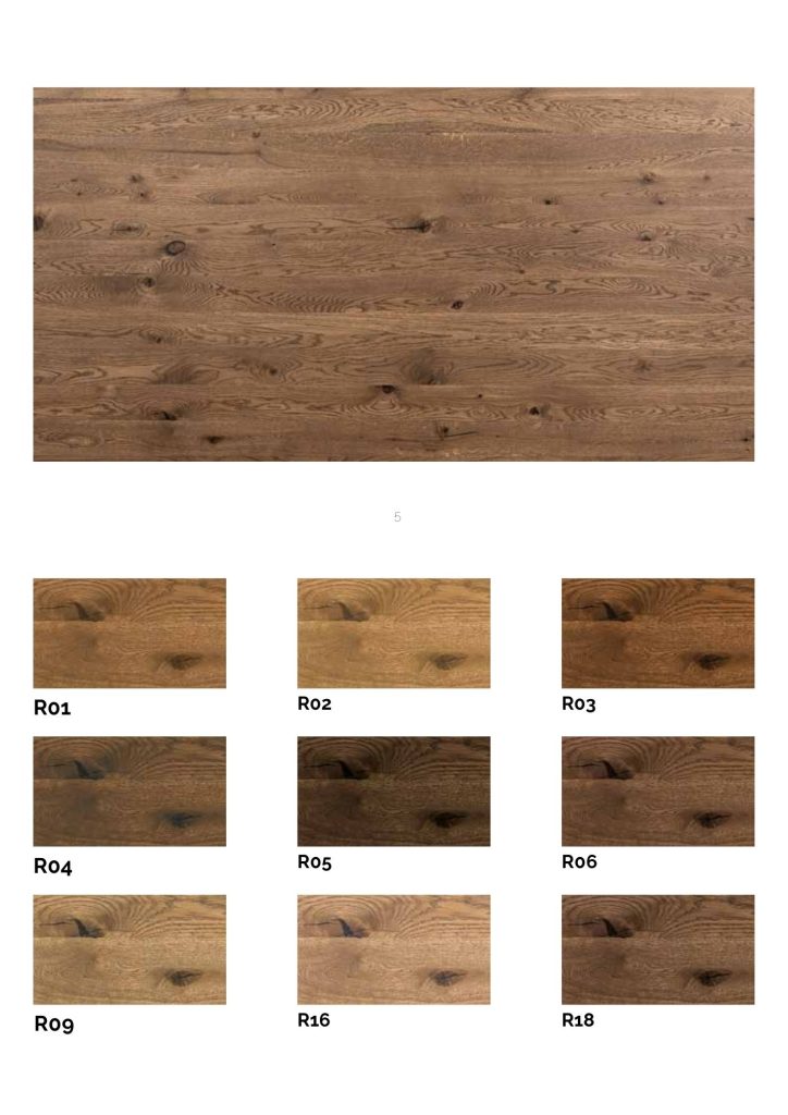 ACABADOS MADERA MACIZA DE ROBLE