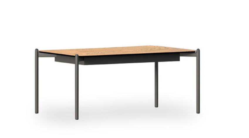 MESA DE CENTRO SQUARE CHAPA MADERA