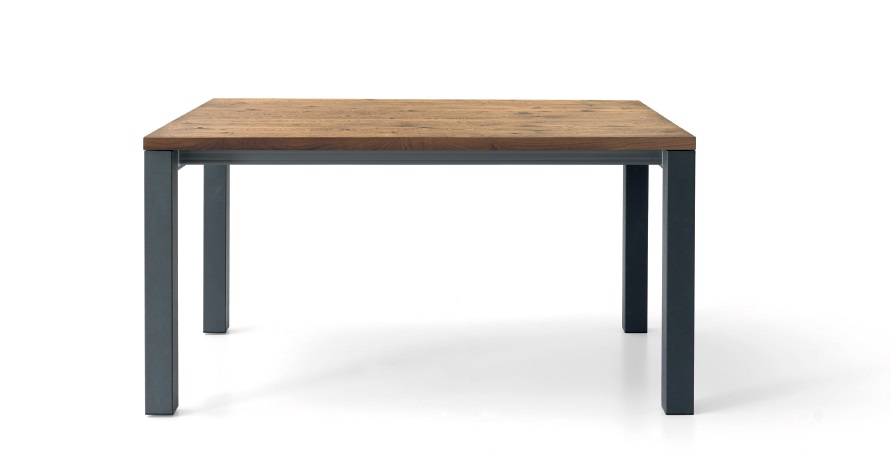 MESA CHAMON TAPA MADERA MACIZA DE ROBLE