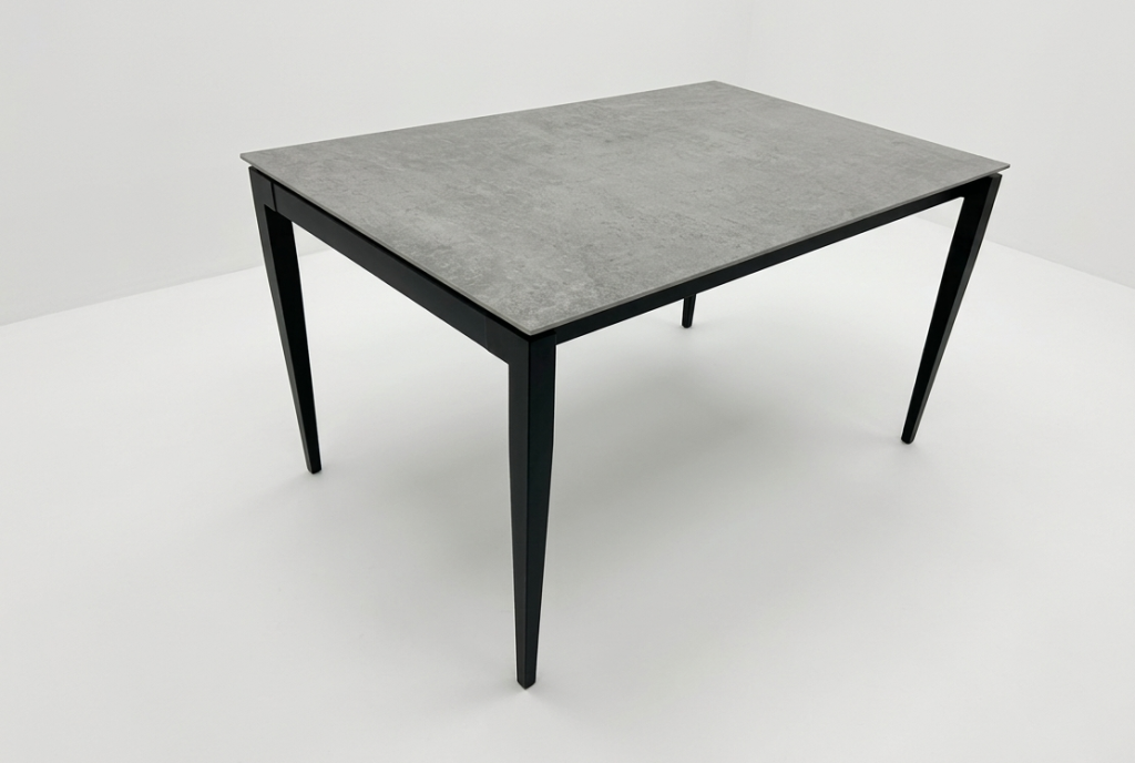 Mesa de comedor Millenium 2 patas cónicas tapa Dekton