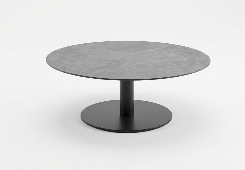 mesa de centro round dekton